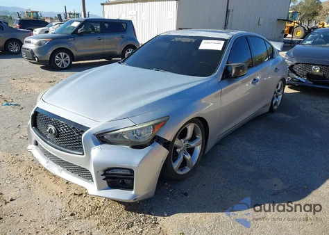 2014 Infiniti Q50 Sport from USA, damaged, VIN JN1BV7AP0EM684436